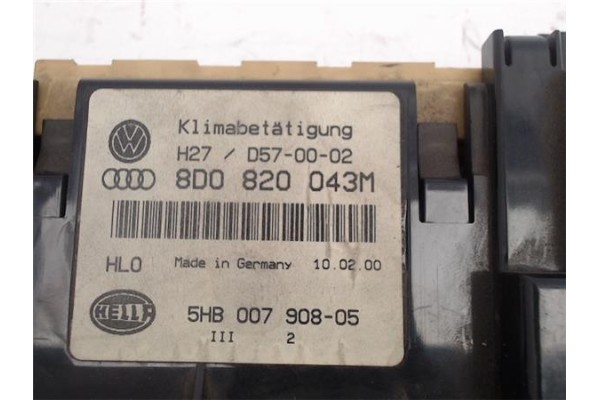 Recambio de mandos climatizador para audi a4 berlina (b5) referencia OEM IAM (8D0820043M) (5HB007908-05) 
