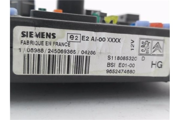 Recambio de bsi para citroen xsara picasso 2.0 hdi referencia OEM IAM 9652474680 S118085320D 