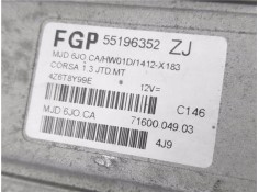 Recambio de centralita para opel corsa c 1.3 cdti referencia OEM IAM 55196352ZJ 7160004903 