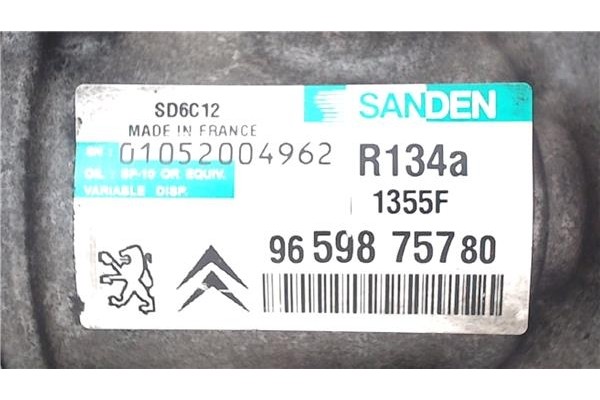 Recambio de compresor aire acond. para peugeot 308 1.6 confort referencia OEM IAM 9659875780 1052004962 