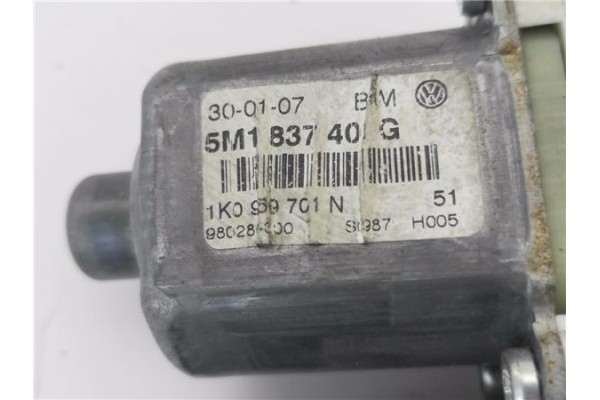 Recambio de motor elevalunas delantero izquierdo para volkswagen golf v plus (5m1) 2.0 tdi 16v referencia OEM IAM 5M1837401G 1K0