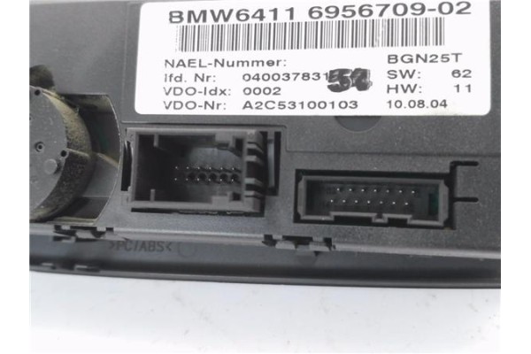 Recambio de mandos climatizador para bmw serie 1 berlina (e81/e87) 2.0 118d referencia OEM IAM 6411695670902  