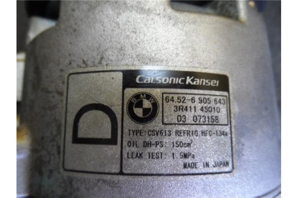 Recambio de compresor aire acond. para bmw serie 3 berlina (e46)(1998) 2.0 320d [2,0 ltr. - 110 kw 16v diesel cat] referencia OE