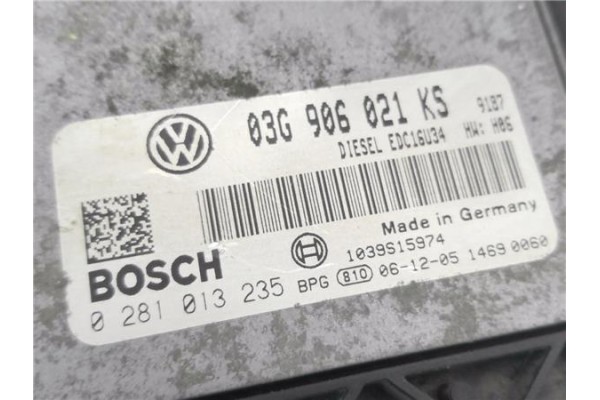 Recambio de centralita para volkswagen golf v plus (5m1) 2.0 tdi 16v referencia OEM IAM 03G906021KS 281013235 