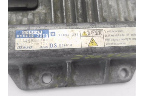 Recambio de centralita para opel meriva 1.7 cdti referencia OEM IAM 8980003220 1125000200 