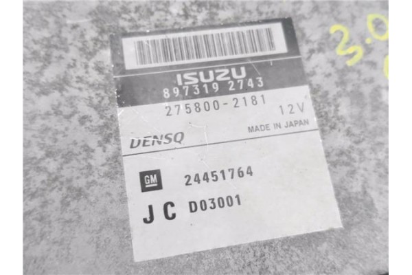 Recambio de centralita para opel signum 3.0 básico referencia OEM IAM 8973192743 2758002181 