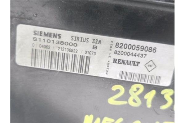 Recambio de centralita para renault megane i coach (da0/1_) 1.6 16v (da0b, da04, da11) referencia OEM IAM 8200059086 S110138000B