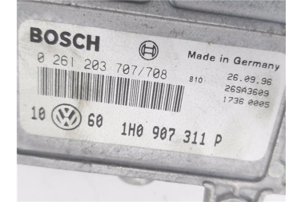 Recambio de centralita para seat toledo (1l) 1.8 i referencia OEM IAM 1H0907311P 261203707 