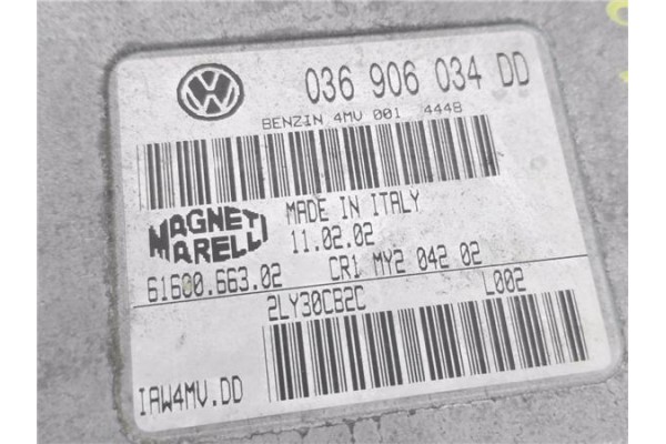 Recambio de centralita para volkswagen polo iv (9n1) 1.4 16v referencia OEM IAM 036906034DD 6160066302 