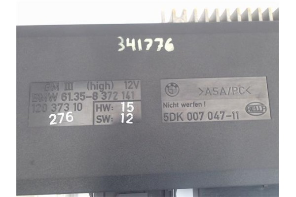 Recambio de centralita cierre para bmw serie 5 berlina (e39) 2.8 528i referencia OEM IAM 61358372141 5DK00704711 