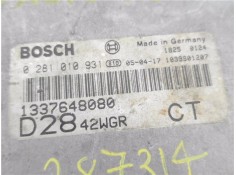 Recambio de centralita para peugeot boxer furgón (244) 2.8 hdi referencia OEM IAM 1337648080 281010931 