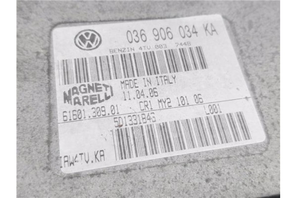 Recambio de centralita para volkswagen polo iv (9n3) 1.4 advance referencia OEM IAM 036906034KA 6160130901 