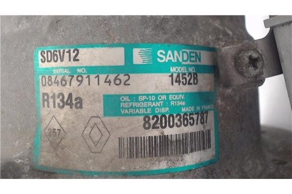 Recambio de compresor aire acond. para renault modus i 1.4 (jp01, jp0j) referencia OEM IAM 8200365787 SD6V121452B 