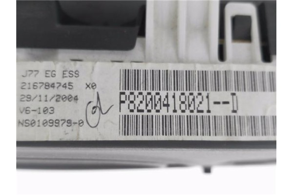 Recambio de cuadro completo para renault modus i 1.4 (jp01, jp0j) referencia OEM IAM P8200418021D  