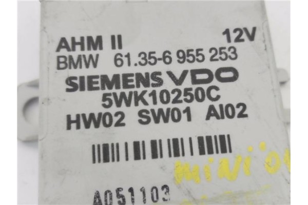 Recambio de modulo electronico para mini mini (r50,r53) 1.6 cooper referencia OEM IAM 61356955253 5WK10250C 