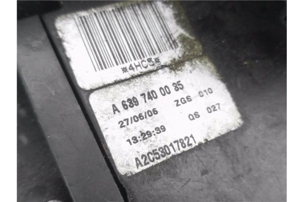 Recambio de cerradura porton para mercedes-benz vito furgón (639) 2.1 109 cdi extralargo (639.605) referencia OEM IAM A639740003