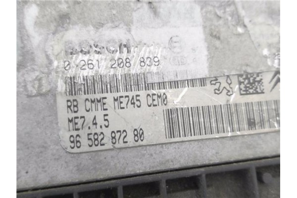 Recambio de centralita para peugeot 206 cc cabrio-coupé 1.6 cc referencia OEM IAM 9658287280 261208839 