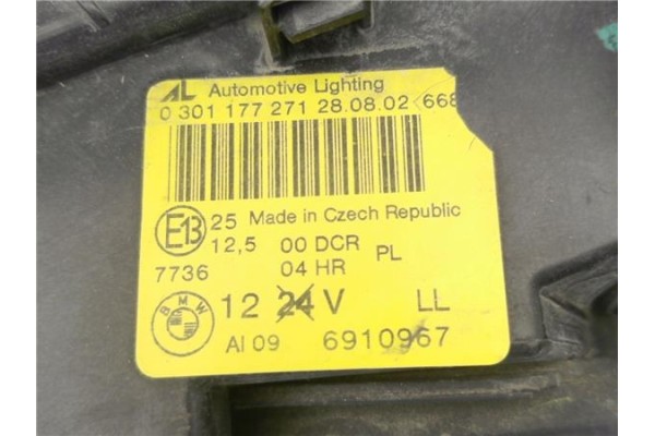 Recambio de faro xenon izquierdo para bmw serie 3 berlina (e46) 2.5 325i referencia OEM IAM 1301177271 1307329074 