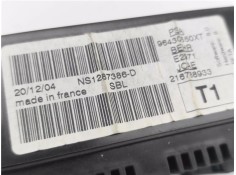 Recambio de mandos climatizador para peugeot 206 cc cabrio-coupé 1.6 cc referencia OEM IAM 96430550XT  