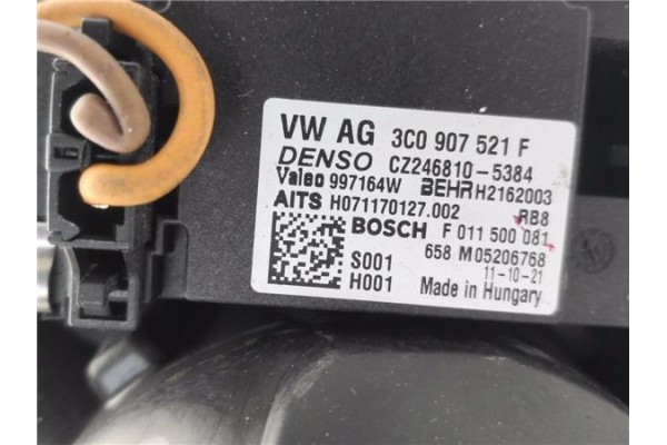 Recambio de motor calefaccion para seat leon (1p1) 1.6 tdi referencia OEM IAM 3C0907521F F011500081 