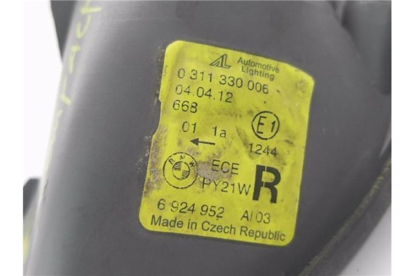 Recambio de intermitente delantero dcho para bmw serie 3 compacto (e46) 2.0 320td referencia OEM IAM 6924952 0311330006 
