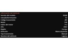 renault laguna ii (bg0) del año 2003