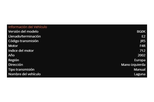 renault laguna ii (bg0) del año 2003