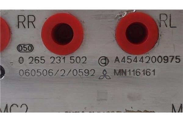 Recambio de nucleo abs para mitsubishi colt cz3 berl. 3 (z30) 1.5 di-d instyle referencia OEM IAM 0265231502 A4544200975 
