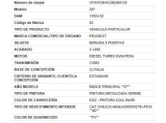 peugeot 207 del año 2009