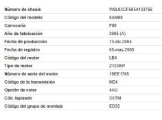 opel corsa c del año 2005