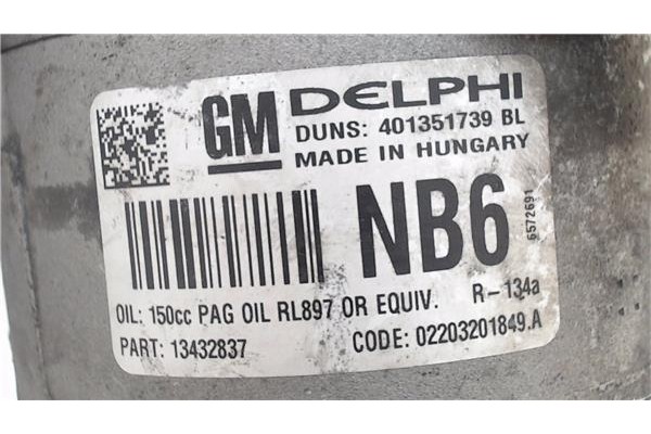 Recambio de compresor aire acond. para opel zafira 1.7 cdti referencia OEM IAM 401351739BL 13432837 
