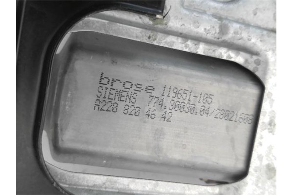 Recambio de mecanismo elevalunas delantero izquierdo para mercedes-benz clase c (bm 203) berlina 2.2 220 cdi (203.006) referenci