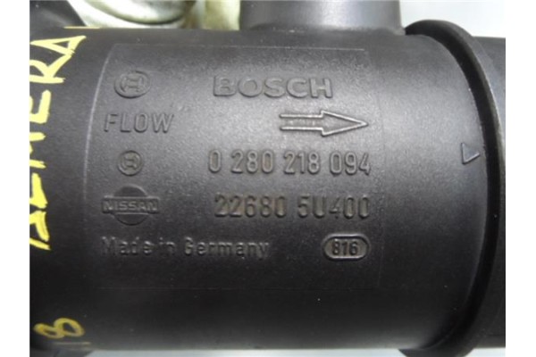 Recambio de caudalimetro para nissan almera (n16/e) 1.8 ambience referencia OEM IAM 226805U400 0280218094 