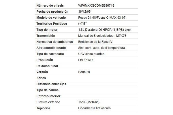 ford focus c-max del año 2006