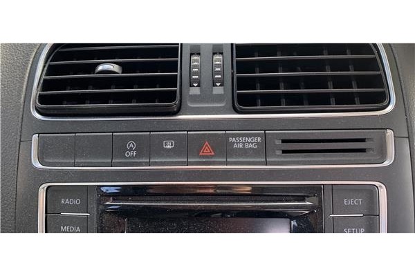 Recambio de interruptor luces emergencia para volkswagen polo v (6c1) 1.2 advance bmt referencia OEM IAM 6C0953509A  