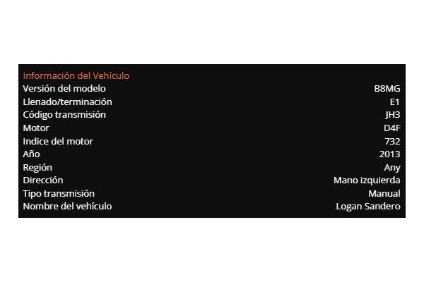 dacia sandero ii del año 2014