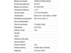 ford ka (ccq) del año 1997