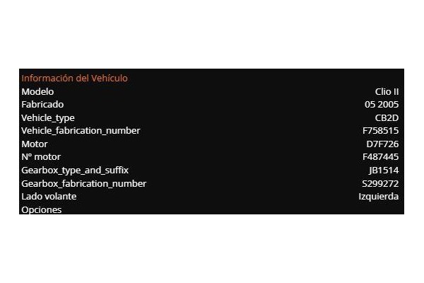 renault clio ii fase ii (b/cb0) del año 2005