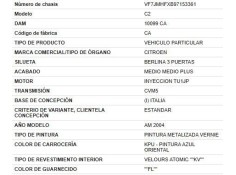 citroen c2 del año 2004