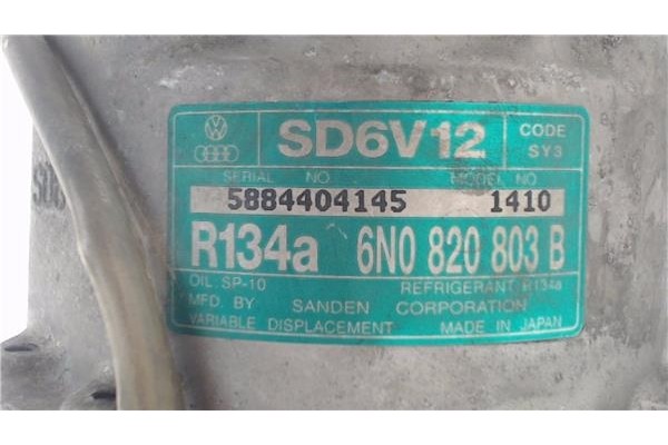 Recambio de compresor aire acond. para volkswagen polo iii berlina (6n2) 1.4 conceptline referencia OEM IAM 5884404145 6N0820803