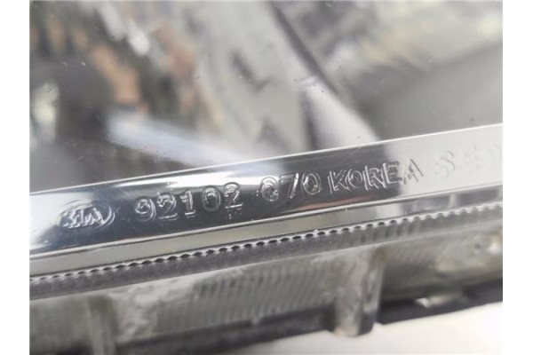 Recambio de faro delantero dcho para kia picanto (sa) 1.0 referencia OEM IAM 92102070  