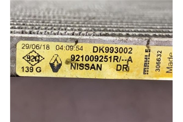 Recambio de radiador aire acondicionado para nissan qashqai ii (j11e) 1.2 n-connecta referencia OEM IAM DK993002 921009251R 