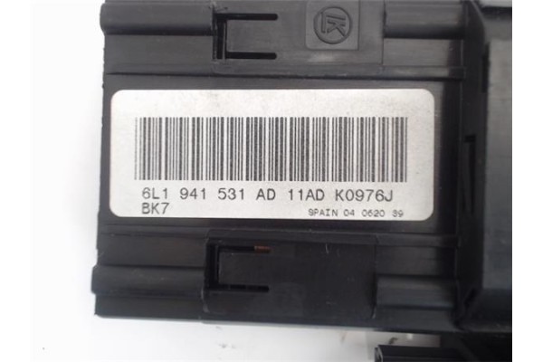 Recambio de mando de luces para seat ibiza (6l1) 1.4 tdi referencia OEM IAM 6L1941531AD  
