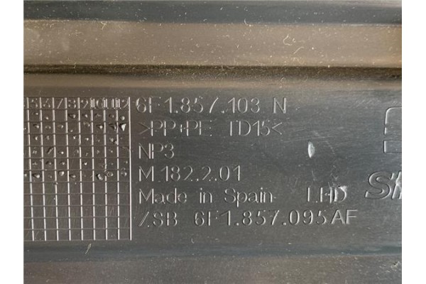 Recambio de guantera salpicadero para seat ibiza (kj1) 1.0 fr referencia OEM IAM 6F1857103N 575035862F 