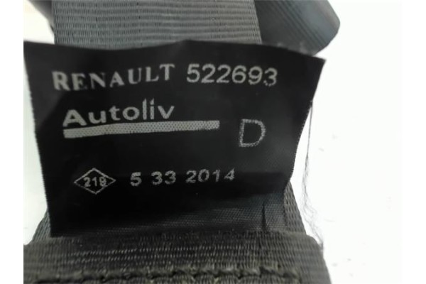 Recambio de cinturon seguridad trasero derecho para renault kangoo i (f/kc0) 1.5 dci (kc08, kc09) referencia OEM IAM 8200522693 