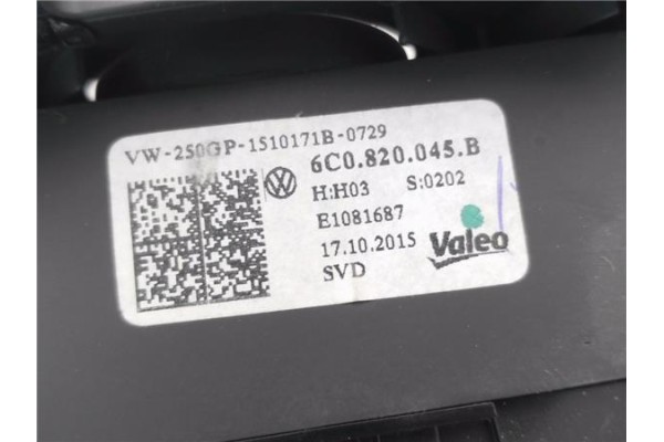 Recambio de mandos calefaccion / a.a. para volkswagen polo v (6c1) 1.4 advance bmt referencia OEM IAM 6C0820045B 6C0820045H 