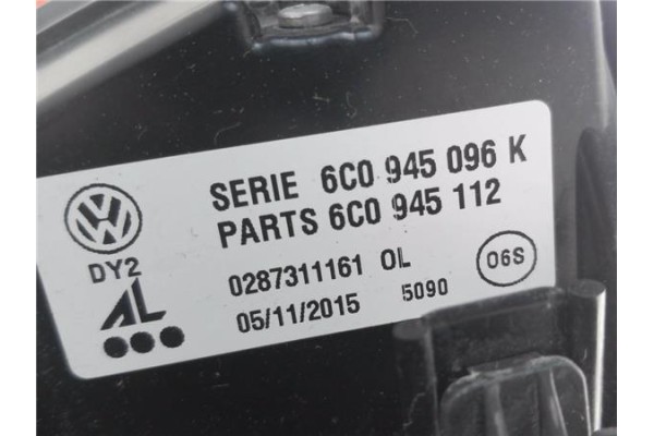 Recambio de piloto trasero derecho para volkswagen polo v (6c1) 1.4 advance bmt referencia OEM IAM 6C0945096K 6C0945258 