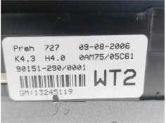 Recambio de mandos calefaccion / a.a. para opel zafira b 1.9 enjoy referencia OEM IAM 13245119 9,01513E+11 
