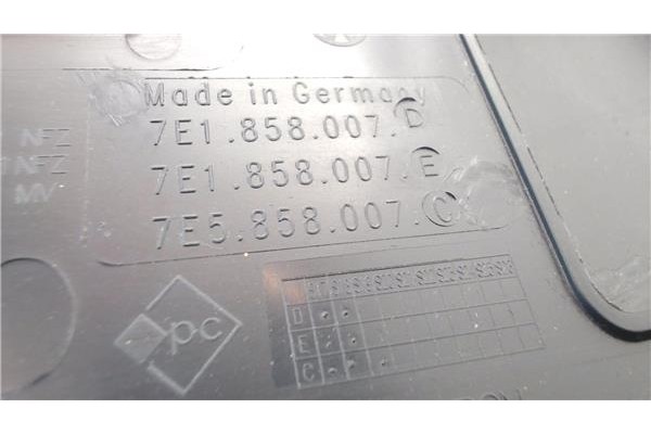 Recambio de guantera salpicadero para volkswagen t6 transporter furgón/combi (sg) 2.0 kombi 4motion referencia OEM IAM 7E1858007