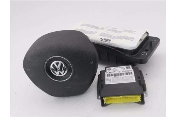 Recambio de kit airbag para volkswagen t6 transporter furgón/combi (sg) 2.0 kombi 4motion referencia OEM IAM 7E0880201AS 7E09596